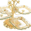 Fruit Stand With 4 Glass Trays For Party / Ruchi