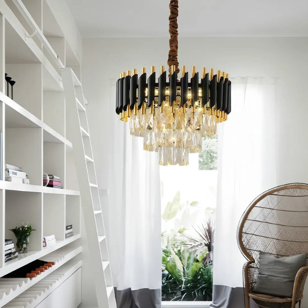Modern Round K9 Crystal Luxurious Chandelier / Ruchi