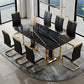 Rectangular 8 Seater Marble Dining Table Set / Ruchi