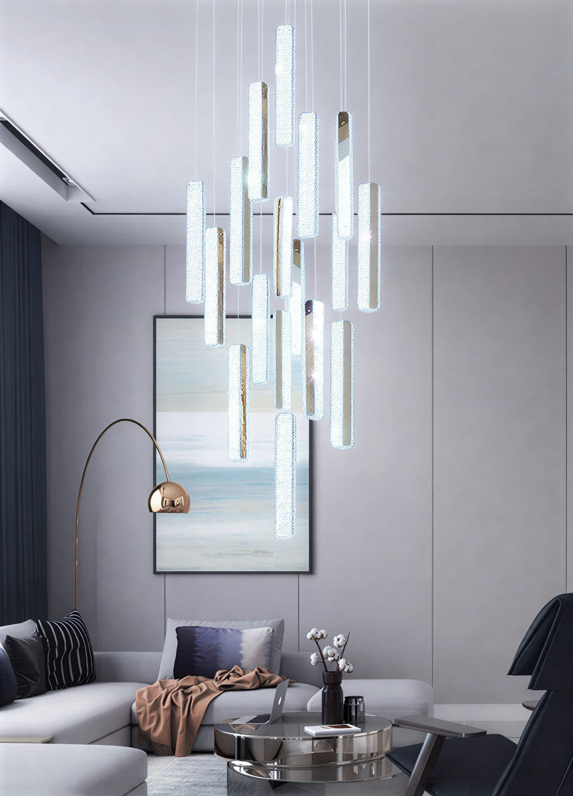 Luxurious Modern LED Chandelier / Ruchi