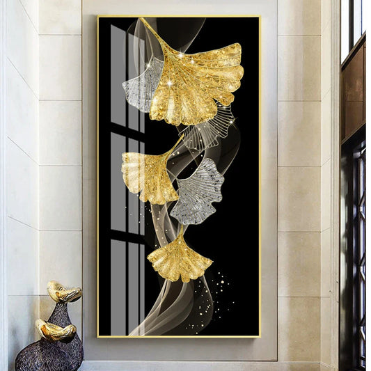 Gold-&-Silver Leaf Framed HD Poster / Ruchi