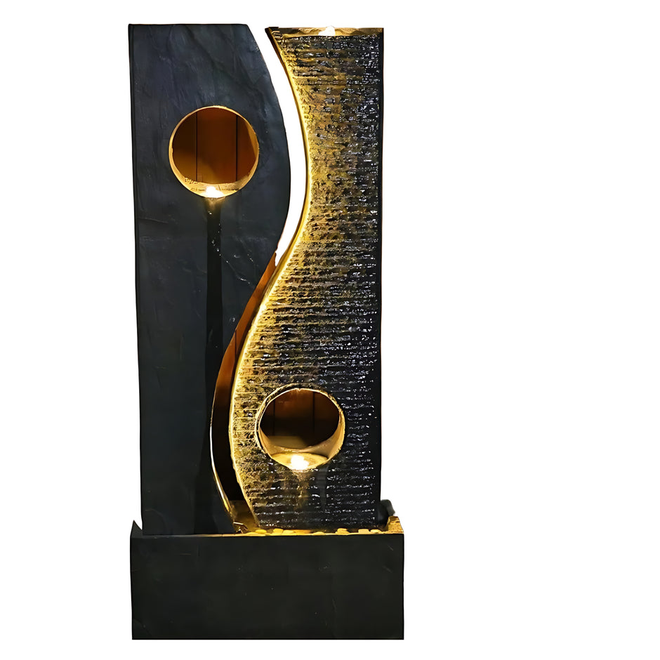 47 Inch Indoor Outdoor Resin LED Water Fountain / Ruchi