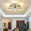 Modern Remote Control Ceiling Fan With LED Light / Ruchi
