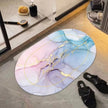 Super Absorbent Velvet Non-Slip Bathroom Mat / Ruchi