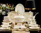 Mountains and Mist Parttern 60Pcs Ceramic Dinnerware Set / Ruchi 