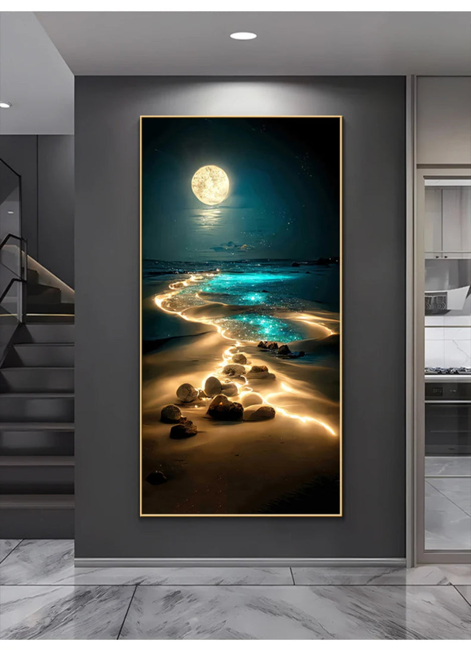 LED Painting Entrance Wall Lamp / Ruchi