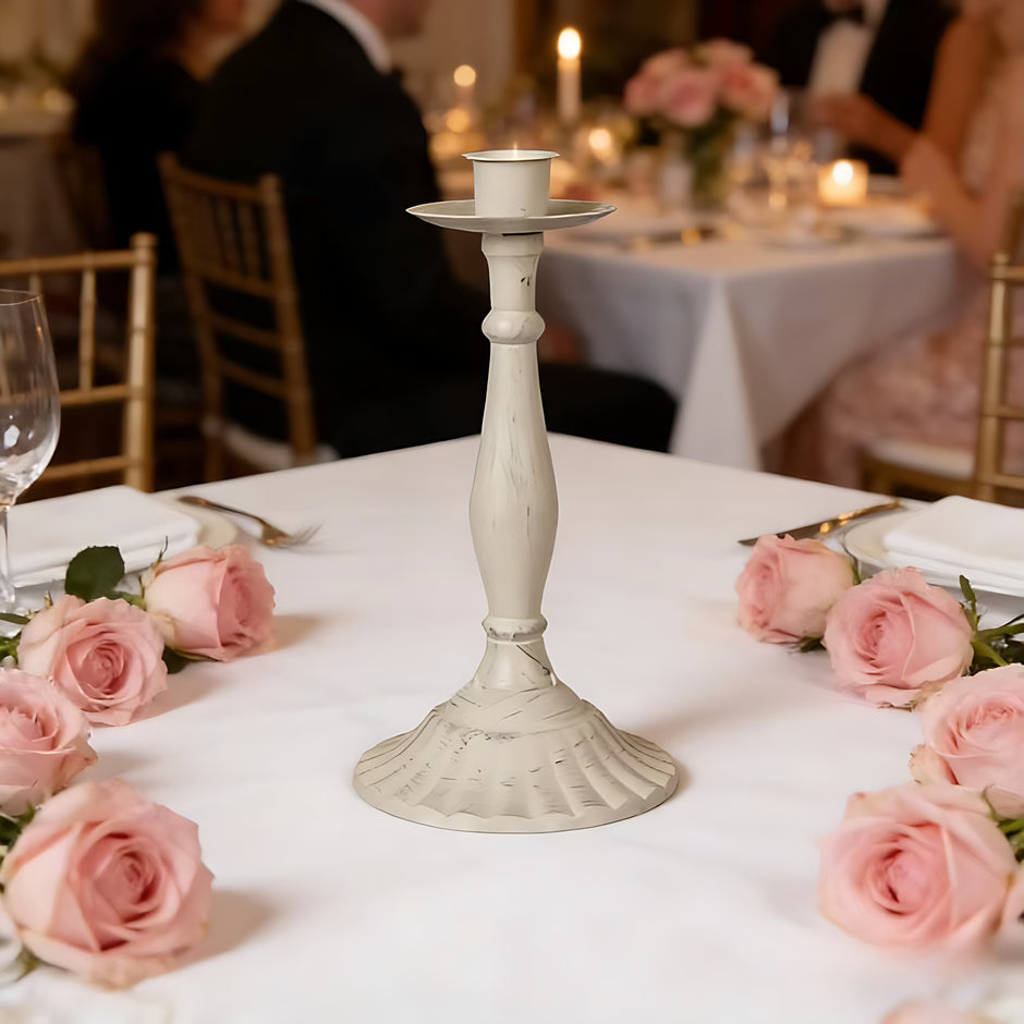 European Style Metal Candlestick Candle Holder / Ruchi