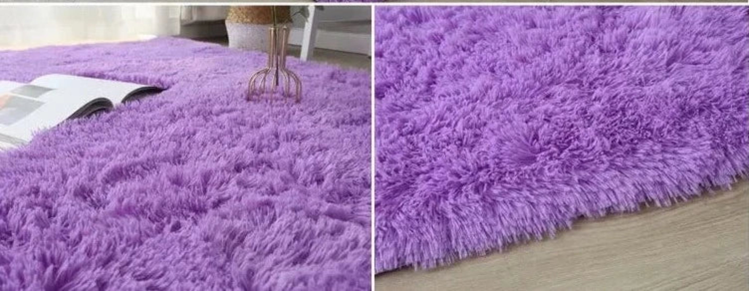 Appealing Non-Slip Polyester Area Rug / Ruchi