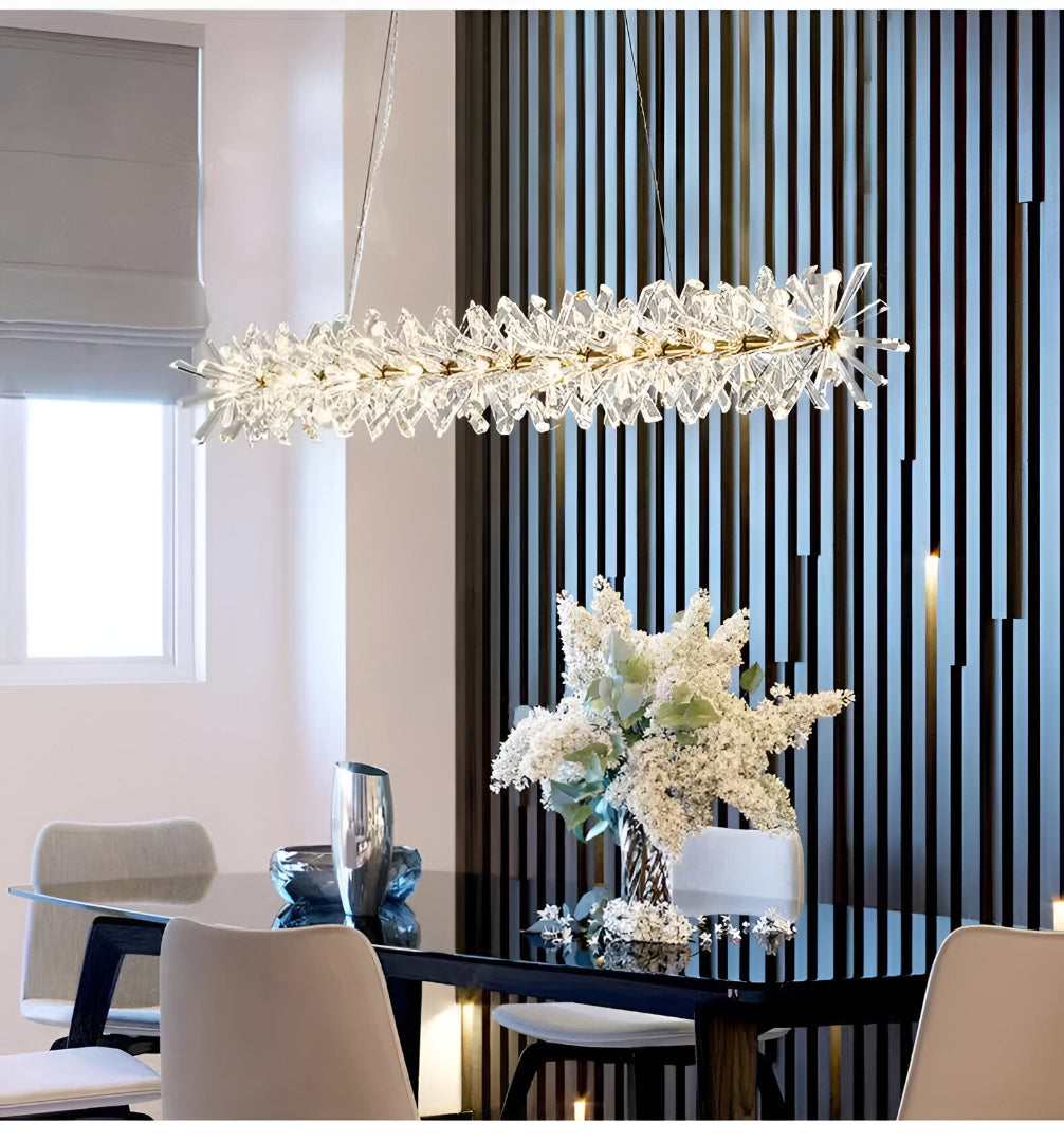 Luxury LED Crystal Chandelier Lamp / Ruchi