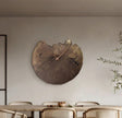 Wood Themed Round Wall Clock / Ruchi