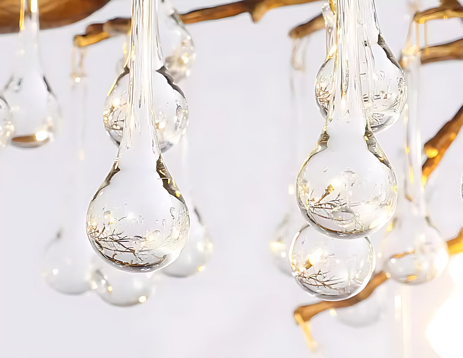 Modern Crystal LED Chandelier For Dining Room / Ruchi