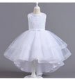 Sleeveless Cotton Flower Girl Dress For Wedding / Ruchi