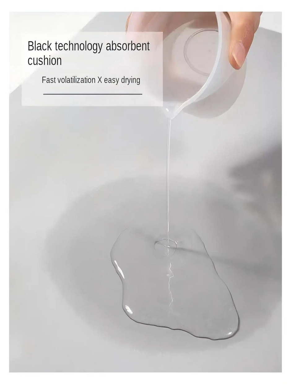 Super Absorbent Velvet Non-Slip Bathroom Mat / Ruchi