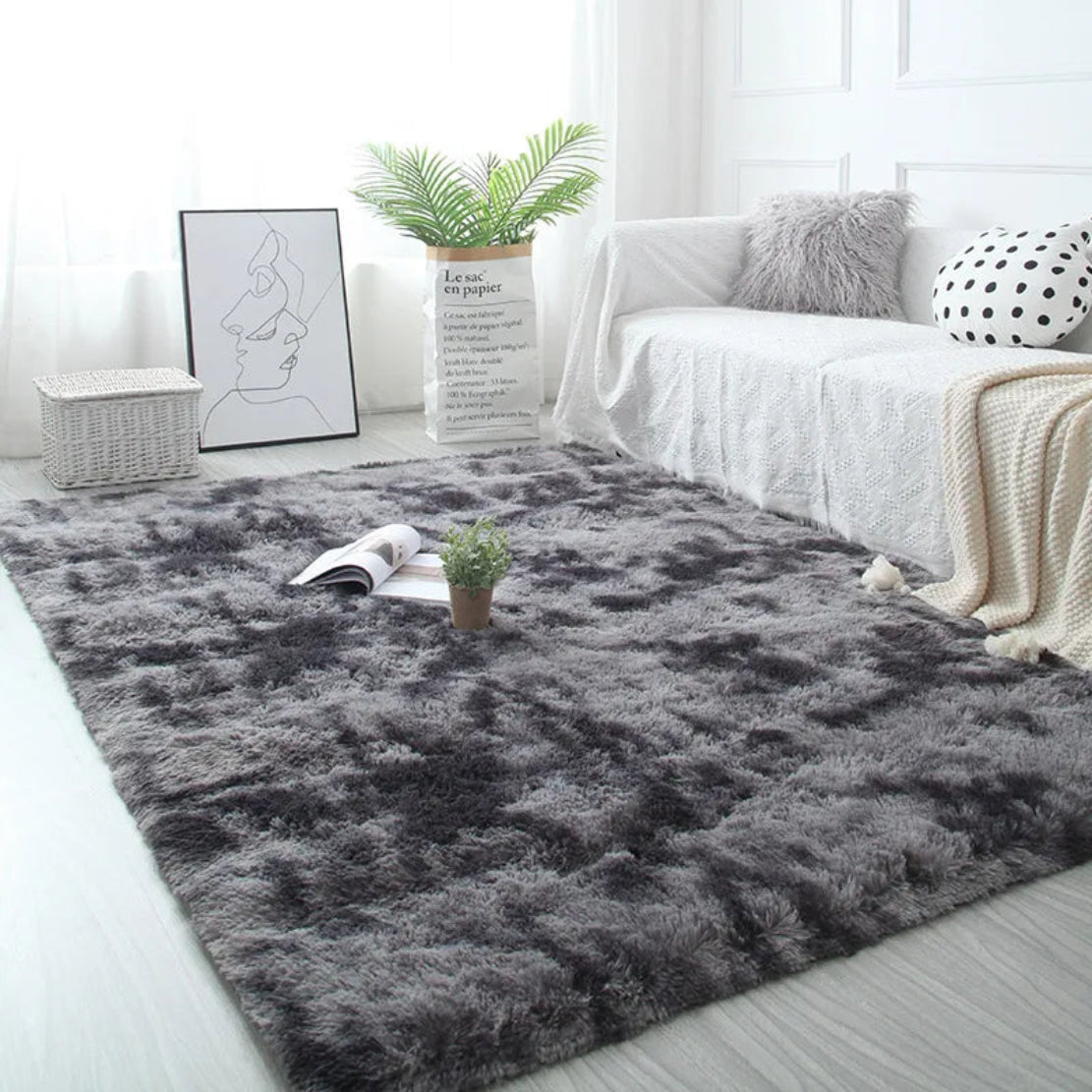 Shaded Design Non-Slip Polyester Area Rug