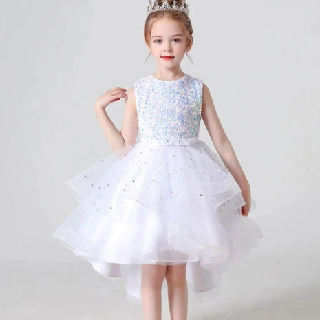 Sleeveless Cotton Flower Girl Dress For Wedding / Ruchi