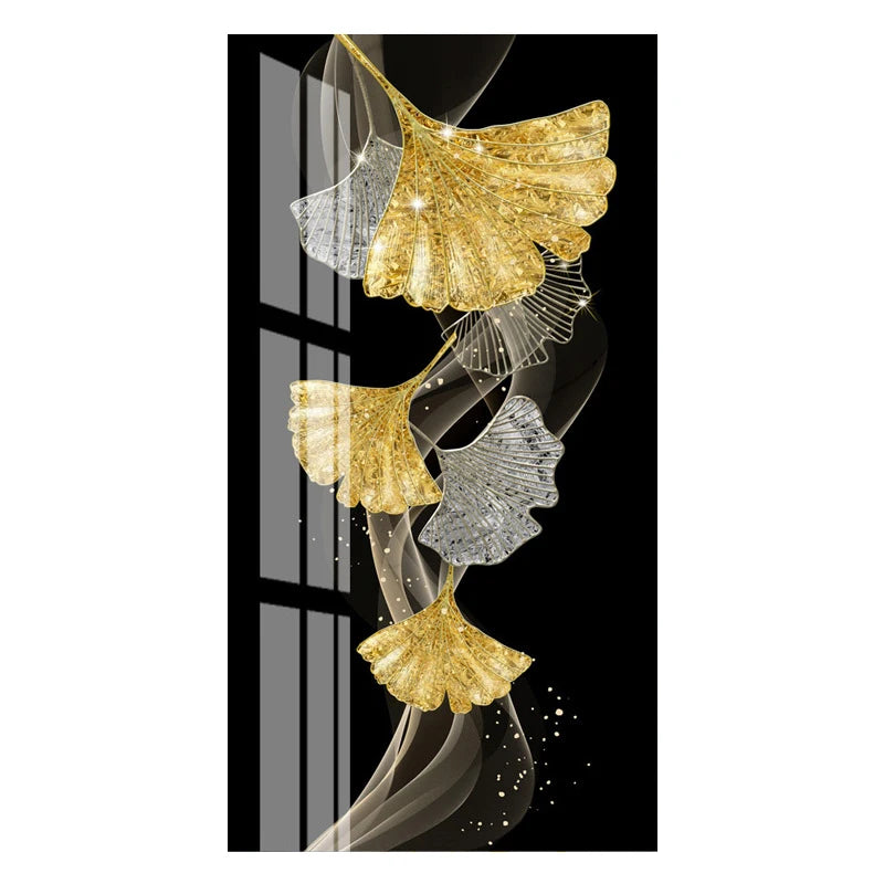 Gold-&-Silver Leaf Framed HD Poster / Ruchi