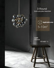 Modern Balloon Glass LED Pendant Chandelier Light / Ruchi