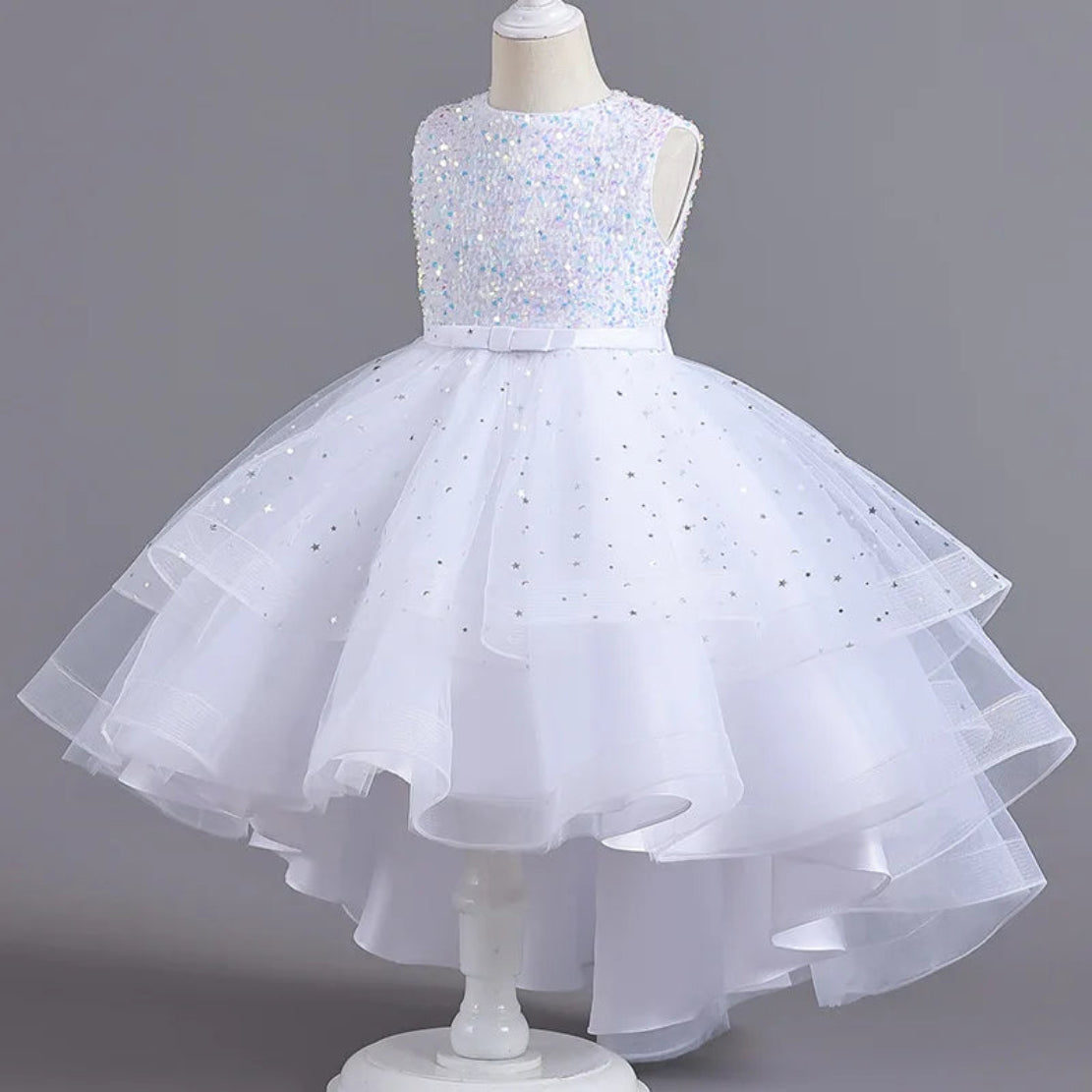 Sleeveless Cotton Flower Girl Dress For Wedding / Ruchi