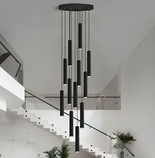 Black Modern LED Pendant Lighting / Ruchi