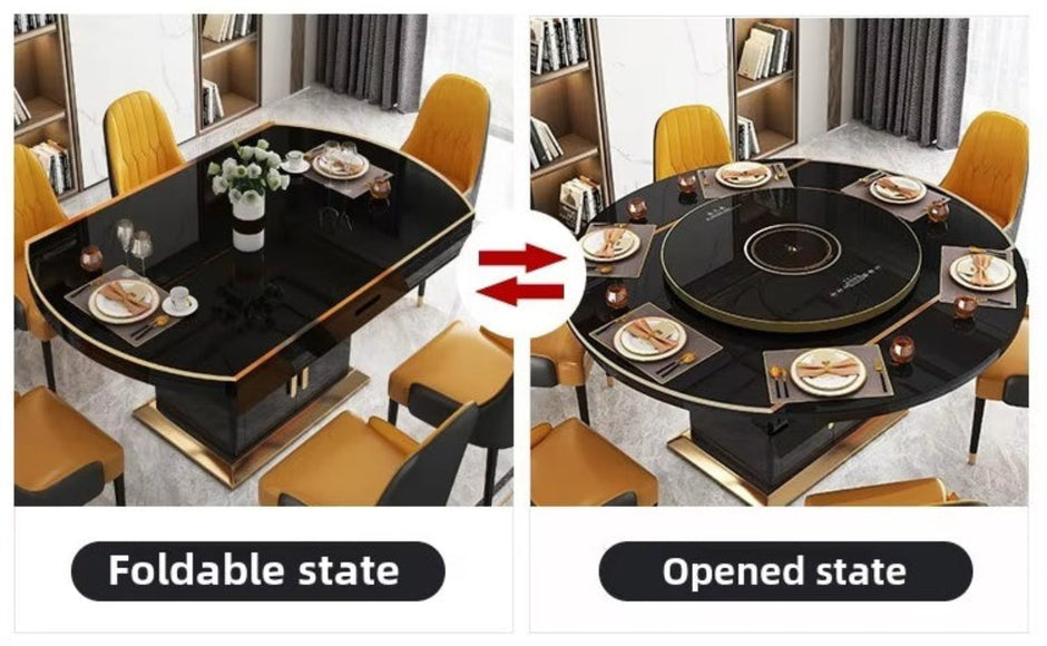 Smart-Heating Extendable Dining Table Set / Ruchi