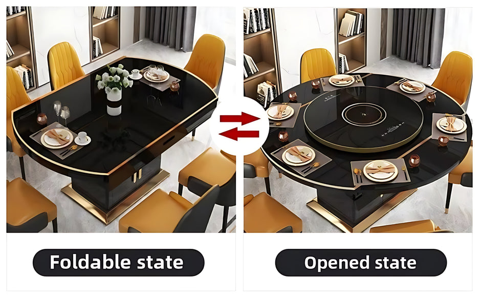 Smart-Heating Extendable Dining Table Set / Ruchi