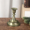 Vintage Metal Candle Holder Pillar / Ruchi