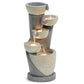 5-Tier Indoor/Outdoor LED Polyresin Water Fountain / Ruchi