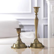 Vintage Metal Candle Holder Pillar / Ruchi