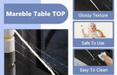Rectangular 8 Seater Marble Dining Table Set / Ruchi