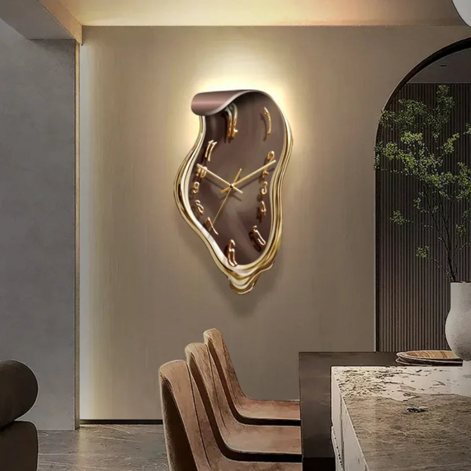 3D Melting Design LED Wall Clock / Ruchi