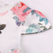 Sleeveless Floral Design Polyester Girl Kids Dress