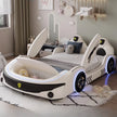 Children's LED Leather Car Bed with Speaker / Ruchi