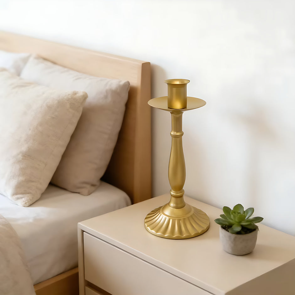 European Style Metal Candlestick Candle Holder / Ruchi