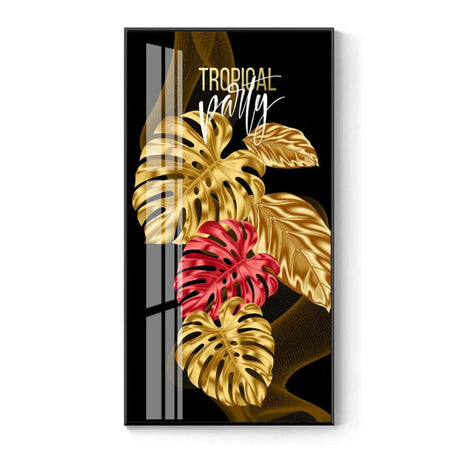 Tropical Leafs HD Framed Poster / Ruchi
