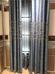 Modern Velvet Window Curtain For Bedroom / Ruchi
