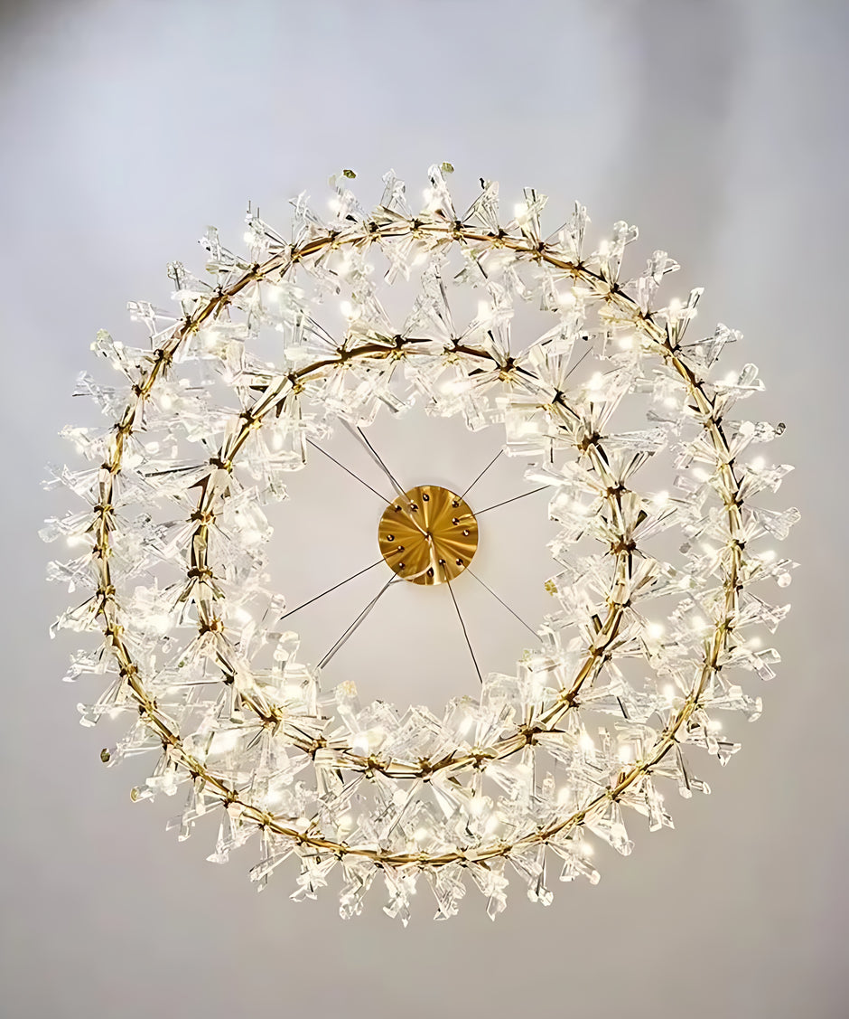 Luxury LED Crystal Chandelier Lamp / Ruchi