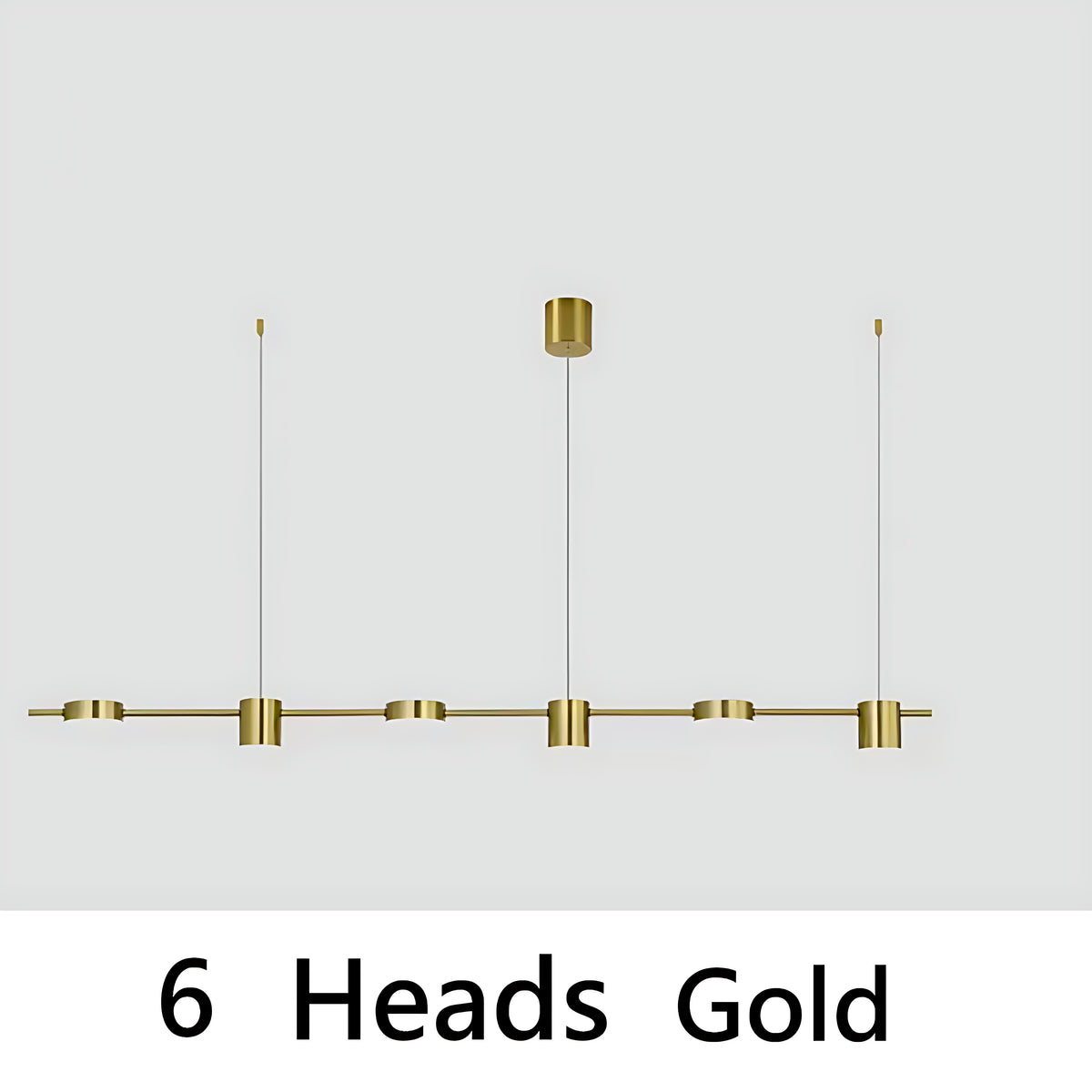 Modern Minimalist LED Linear Pendant Light Chandelier / Ruchi