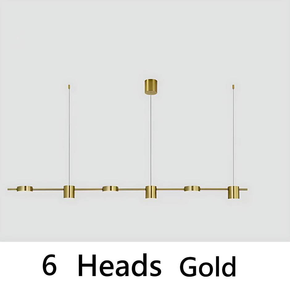 Modern Minimalist LED Linear Pendant Light Chandelier / Ruchi