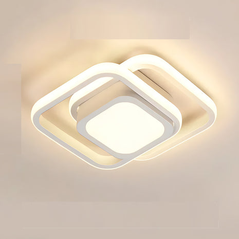 Modern Geometric LED Flush-Mount Ceiling Lights