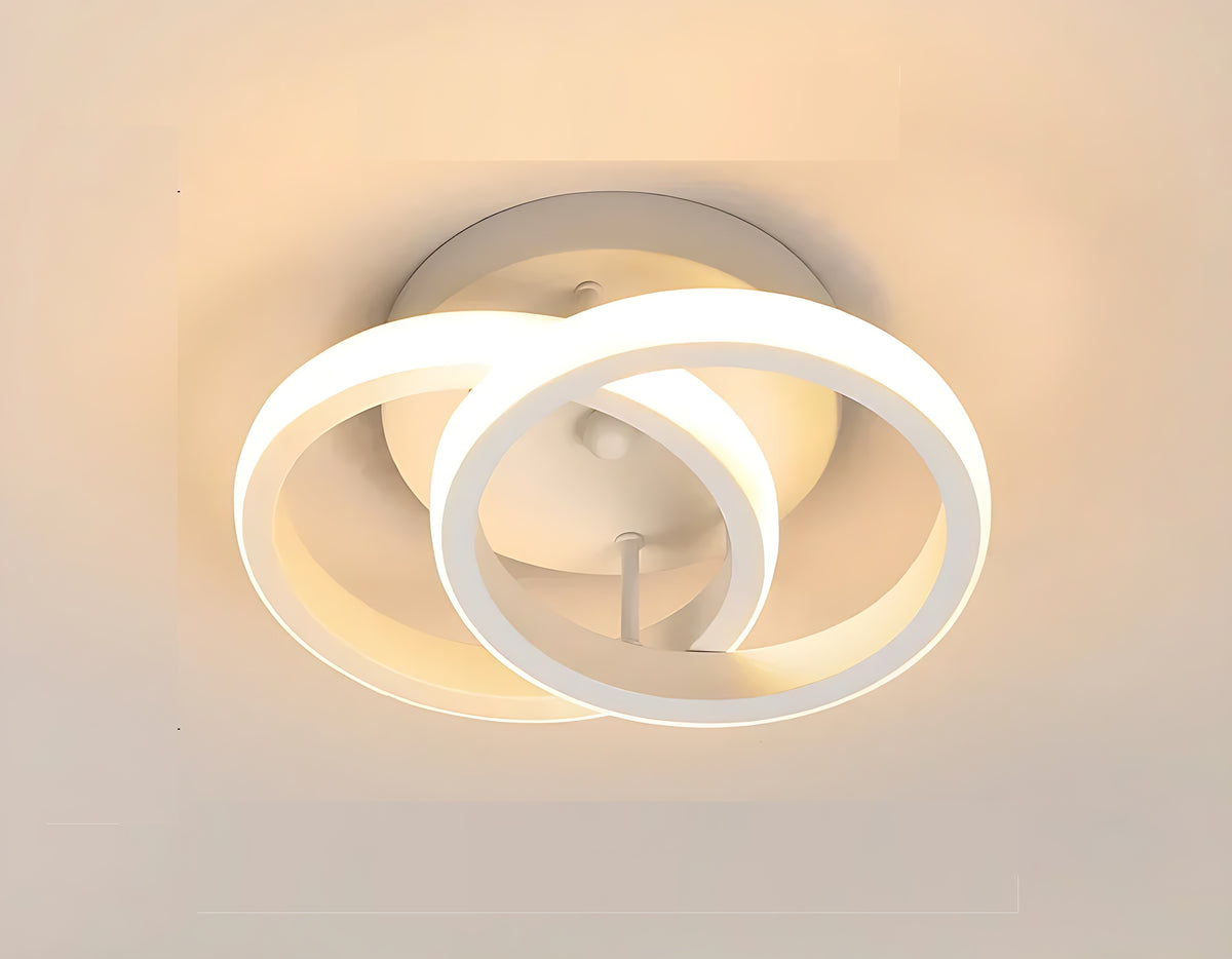 Modern Geometric LED Flush-Mount Ceiling Lights