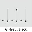Modern Minimalist LED Linear Pendant Light Chandelier