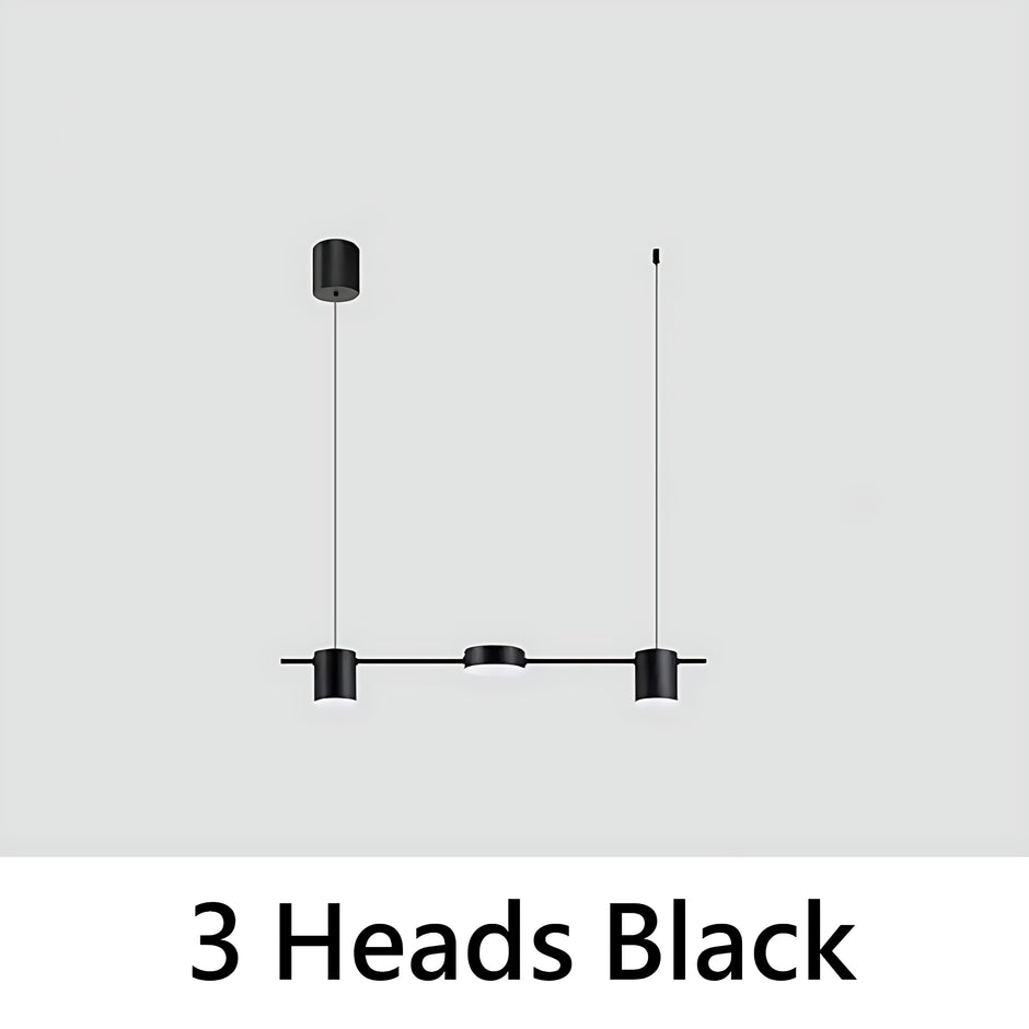 Modern Minimalist LED Linear Pendant Light Chandelier