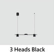 Modern Minimalist LED Linear Pendant Light Chandelier