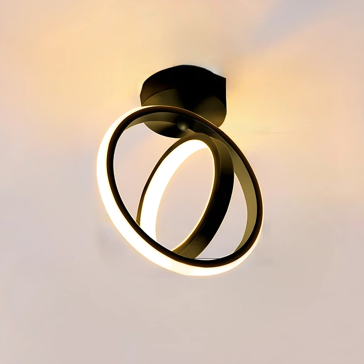 Modern Geometric LED Flush-Mount Ceiling Lights