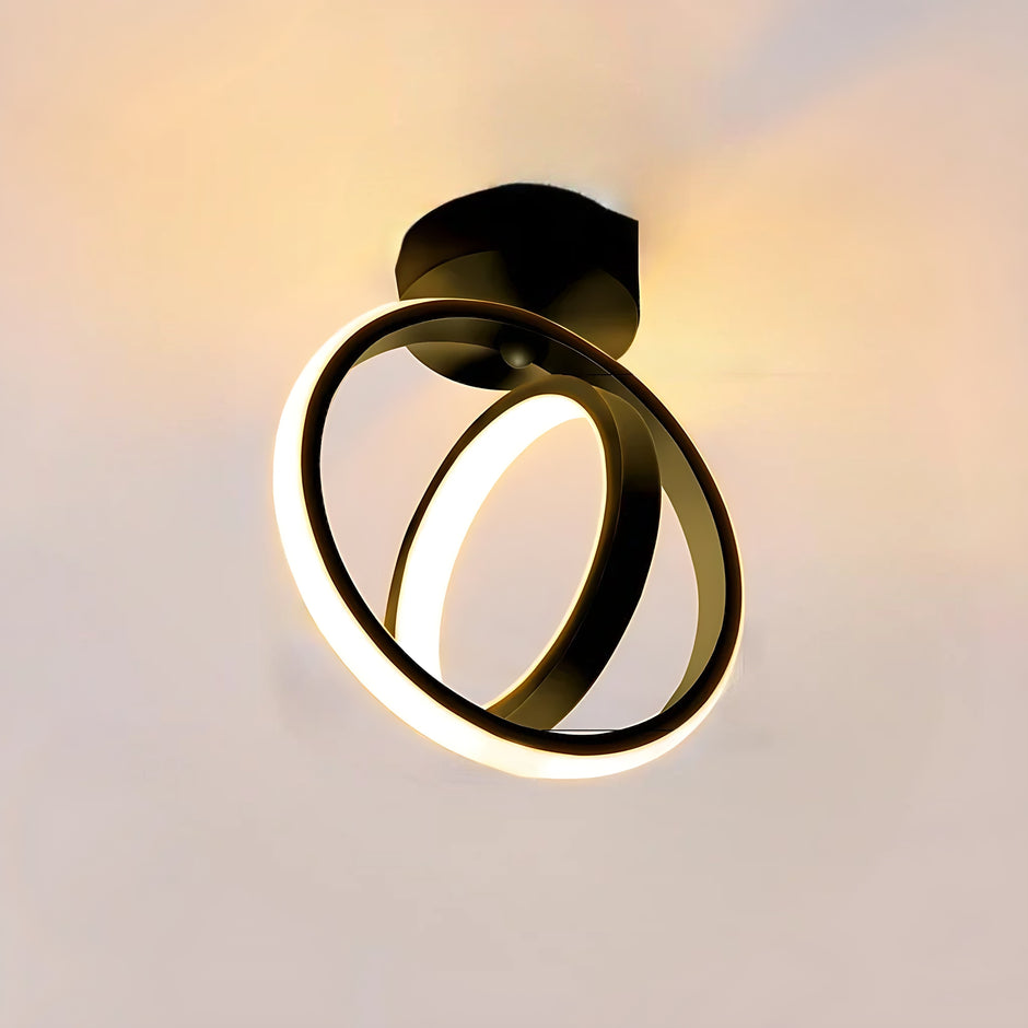 Modern Geometric LED Flush-Mount Ceiling Lights