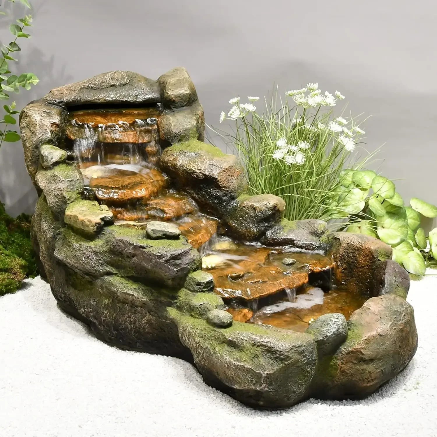 42.1" Resin Outdoor Water Fountain / Ruchi