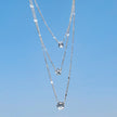 Triple Layered Women Pendant Necklace