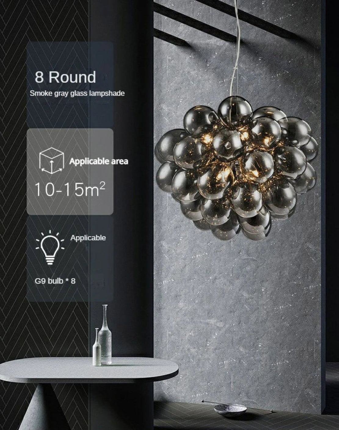 Modern Balloon Glass LED Pendant  Light
