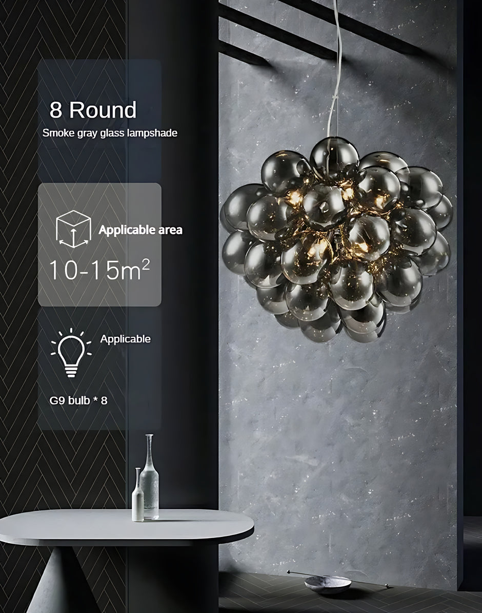 Modern Balloon Glass LED Pendant Chandelier Light / Ruchi