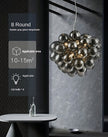 Modern Balloon Glass LED Pendant Chandelier Light / Ruchi